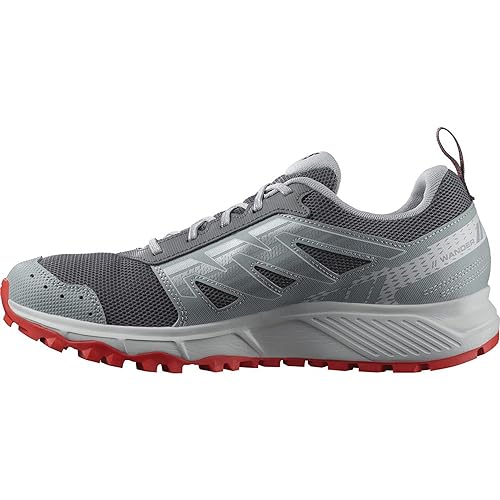 Salomon Wander Herren Trail Running Schuhe, Outdoor-bereit, Komfort durch Dämpfung, Sicherer Fußhalt, Quiet Shade, 42 2/3 von Salomon