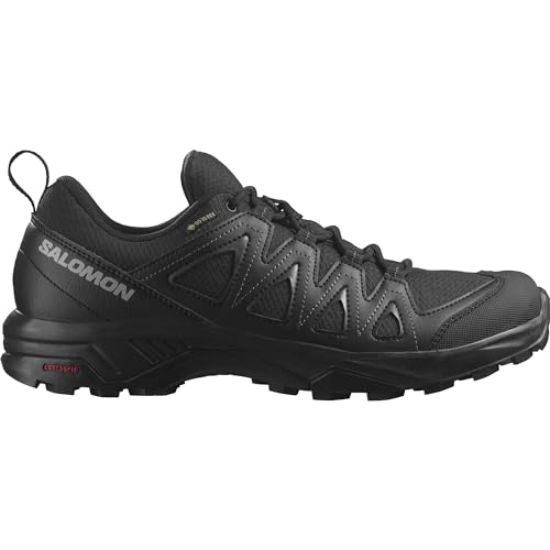 Salomon X Braze Gore-Tex Herren Wander Wasserdichte Schuhe, Hiking-Basics, Sportliches Design, Vielseitiger Einsatz, Black, 42 von Salomon