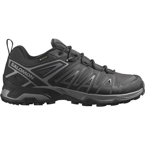 Salomon X Ultra Pioneer Gore-Tex Herren Wasserdichte Wanderschuhe, Alle Wetterbedingungen, Sicherer Fußhalt, Stabil und gedämpft, Phantom, 41 1/3 von Salomon