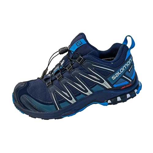 Salomon XA Pro 3D Gore-Tex Herren Trail Running Wasserdichte Schuhe, Stabilität, Grip, Langlebiger Schutz, Navy Blazer, 45 1/3 von Salomon