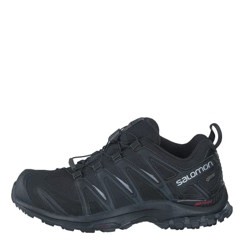 Salomon XA Pro 3D Gore-Tex Herren Trail Running Wasserdichte Schuhe, Stabilität, Grip, Langlebiger Schutz, Black, 42 2/3 von Salomon