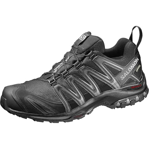 Salomon Xa Pro 3D Gore-tex, Traillaufschuhe Herren, Black Black Magnet, 43 1/3 EU von Salomon