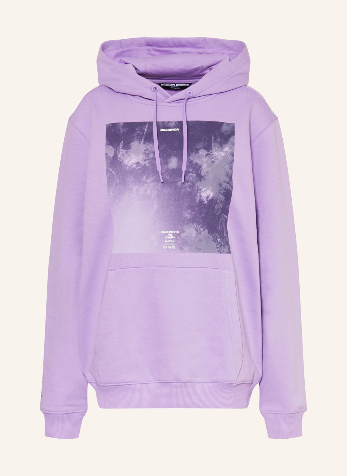 Salomon Hoodie Canopy lila von Salomon