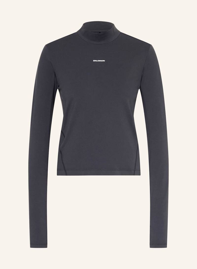 Salomon Longsleeve Shkout Bliss schwarz von Salomon