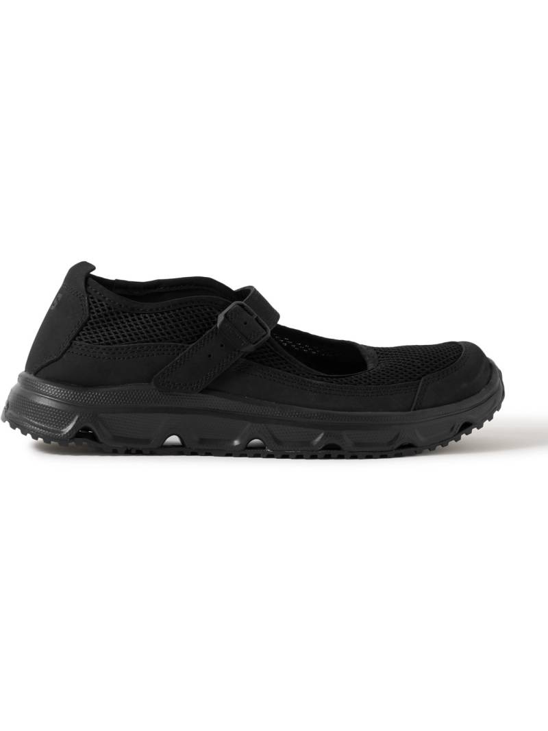 Salomon - Marie-Jeanne Nubuck-Trimmed Mesh Sneakers - Men - Black - UK 9.5 von Salomon
