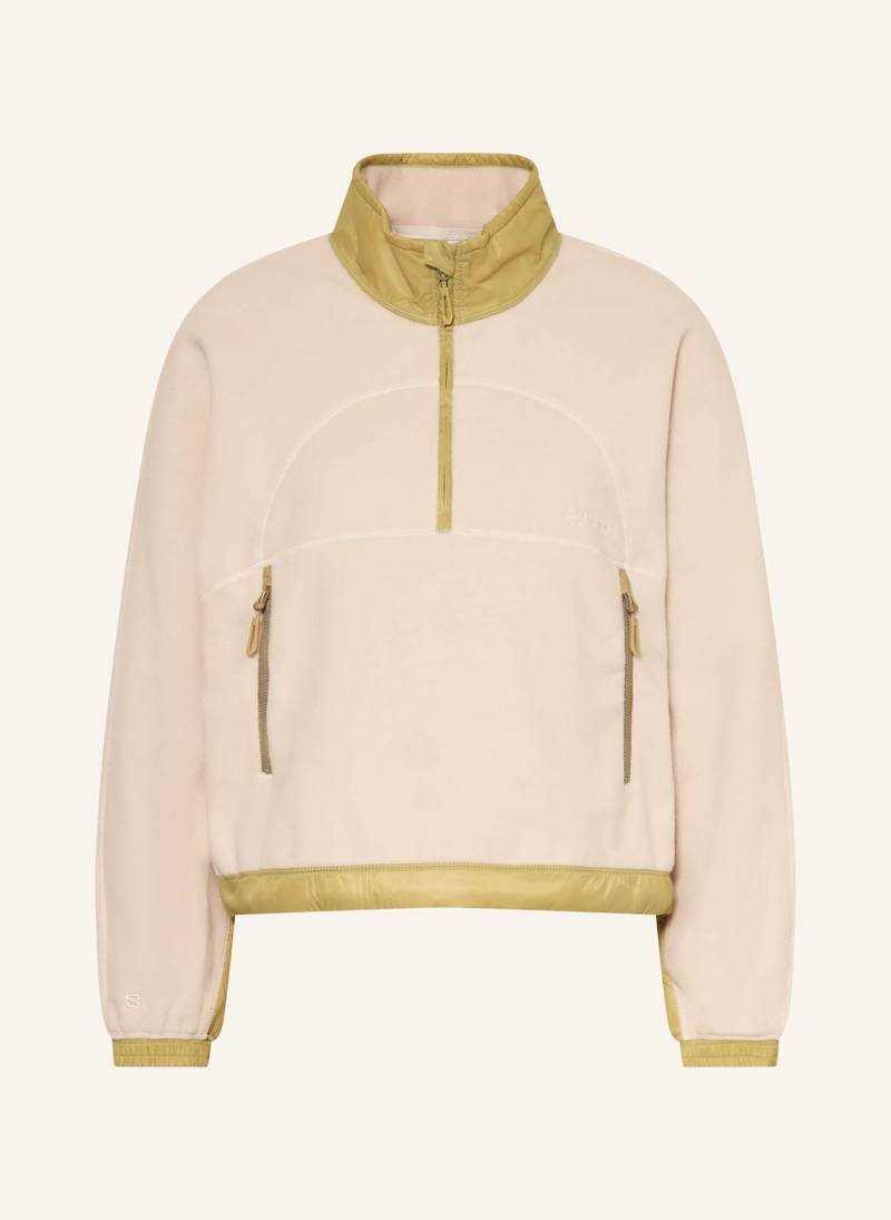 Salomon Midlayer Chroma Cropped weiss von Salomon