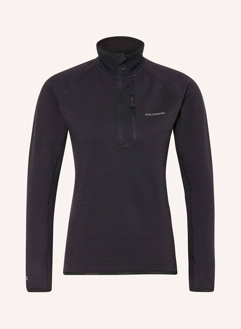 Salomon Midlayer-Jacke Essential Lightwarm schwarz von Salomon