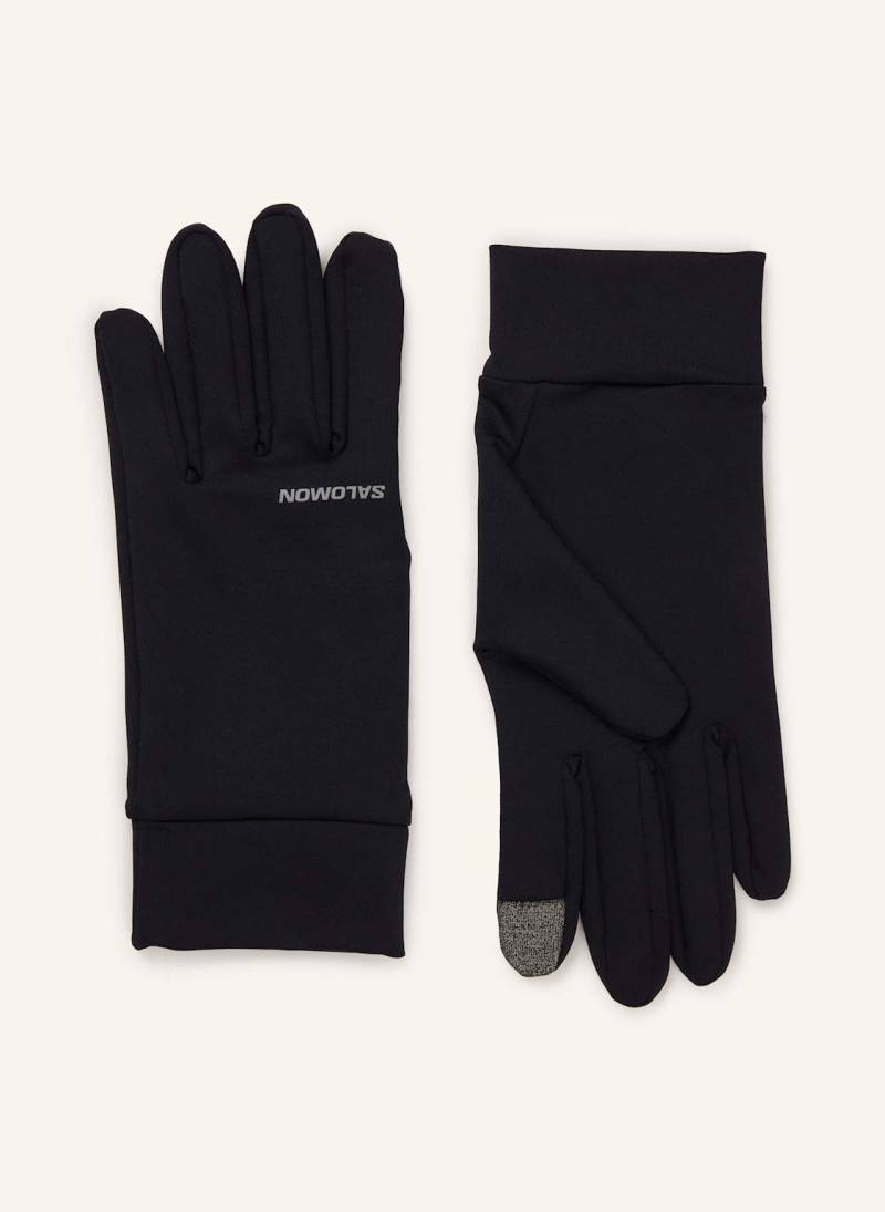 Salomon Multifunktions-Handschuhe Cross Warm Mit Touchscreen-Kompatibilität schwarz von Salomon