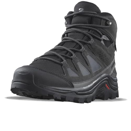 Salomon Quest Rove Gore-Tex Herren Backpacking- Wasserdichte Schuhe, Speziell für Trekking, Outdoor-Schutz, Zuverlässige Performance, Black, 44 2/3 von Salomon