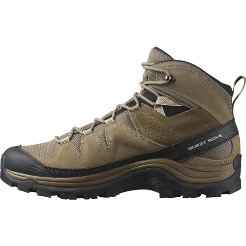 Salomon Quest Rove Gore-Tex Herren Backpacking- Wasserdichte Schuhe, Speziell für Trekking, Outdoor-Schutz, Zuverlässige Performance, Kangaroo, 40 2/3 von Salomon