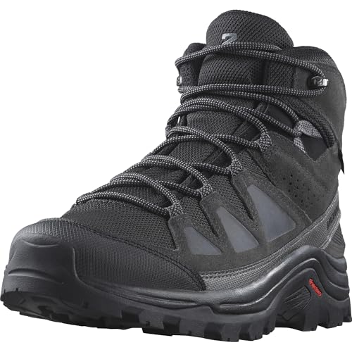 Salomon Quest Rove Gore-Tex Herren Backpacking- Wasserdichte Schuhe, Speziell für Trekking, Outdoor-Schutz, Zuverlässige Performance, Black, 49 1/3 von Salomon