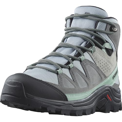 Salomon Quest Rove Gore-Tex Damen Backpacking- Wasserdichte Schuhe, Speziell für Trekking, Outdoor-Schutz, Zuverlässige Performance, Quarry, 36 von Salomon