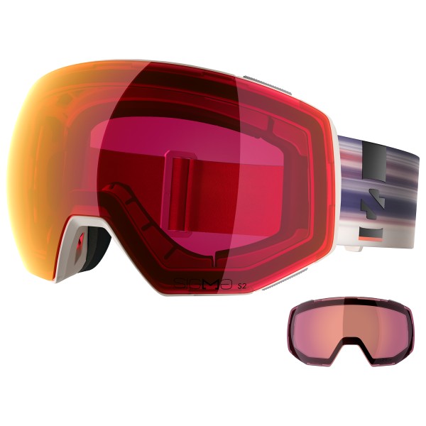 Salomon - Radium Prime Sigma Cat 2 VLT 20% + Cat 1 VLT 52% - Skibrille rot von Salomon