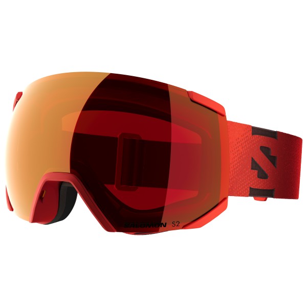 Salomon - Radium S2 - Skibrille Gr Large rot von Salomon
