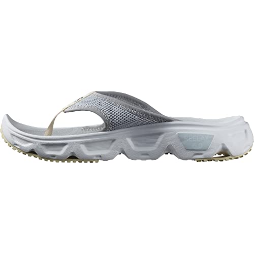 Salomon Reelax Break 6.0 Damen Flipflop,Gepolsterte Stabilität,Nahtloser Fußhalt,Pearl Blue,39 ⅓ von Salomon