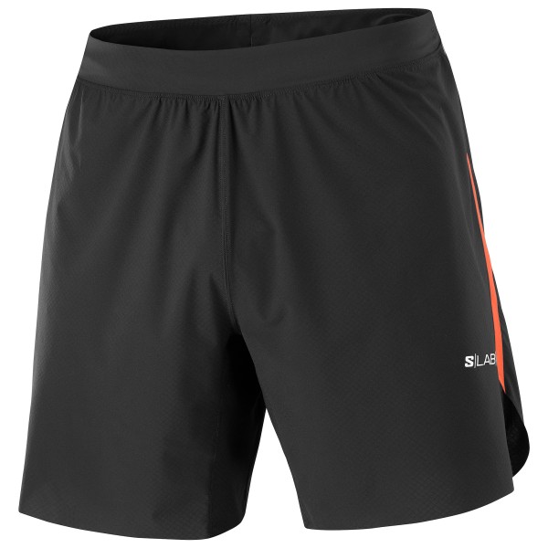 Salomon - S/Lab Speed Split 7'' Short - Laufshorts Gr L schwarz von Salomon