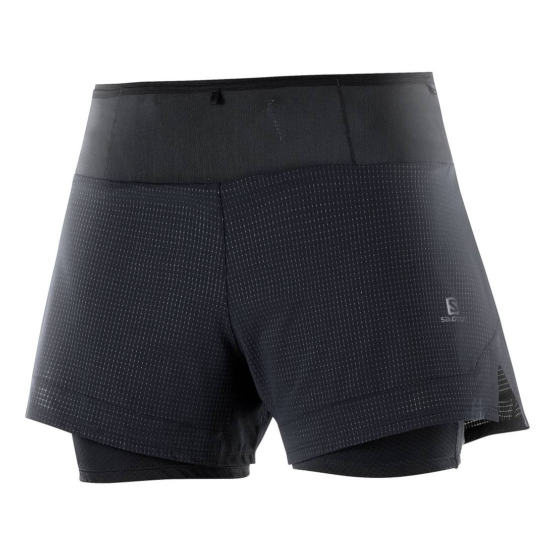 Salomon SENSE AERO 2IN1 SHORT Damen Laufhose Gr. XL von Salomon