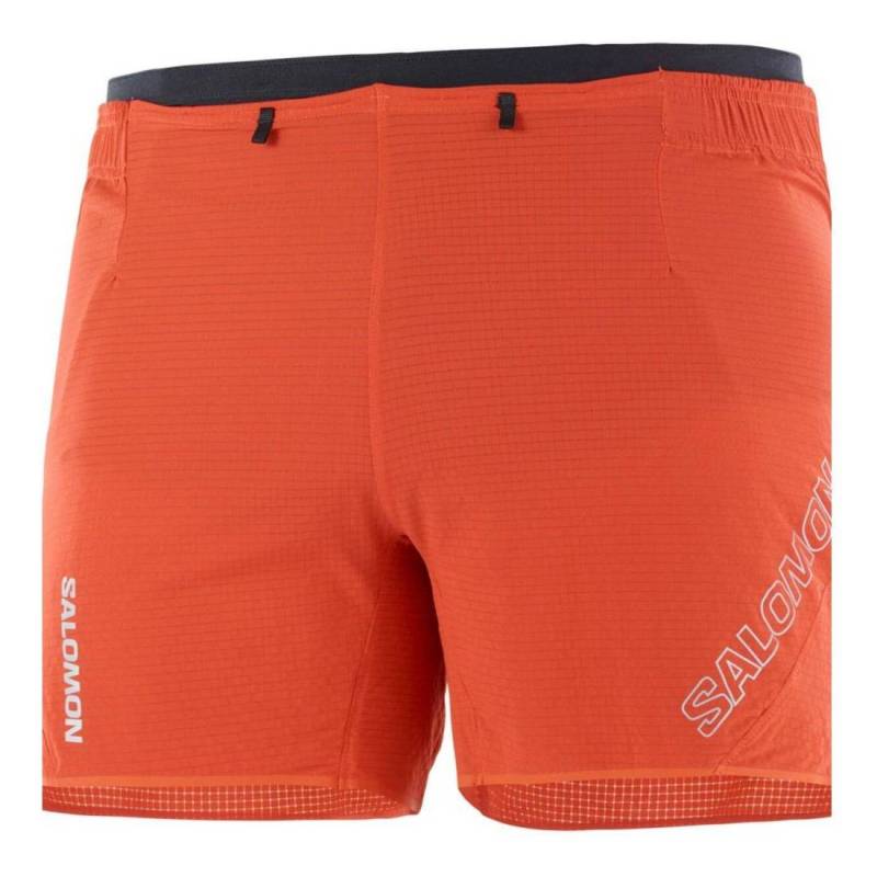 Salomon SENSE AERO 5inch SHORTS Herren Orange Gr. XL von Salomon