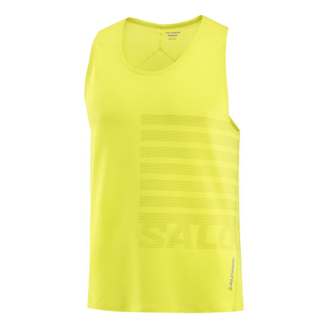 Salomon SENSE AERO SINGLET GFX Herren gelb Gr. L von Salomon