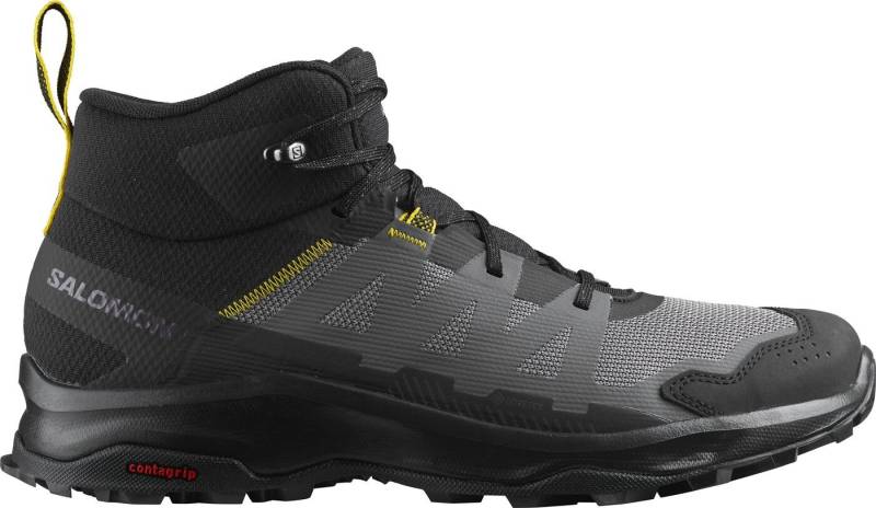 Salomon SHOES ARDENT MID GTX Black/Mag BLACK/MAGNET/EMPIRE YELLOW Outdoorschuh von Salomon