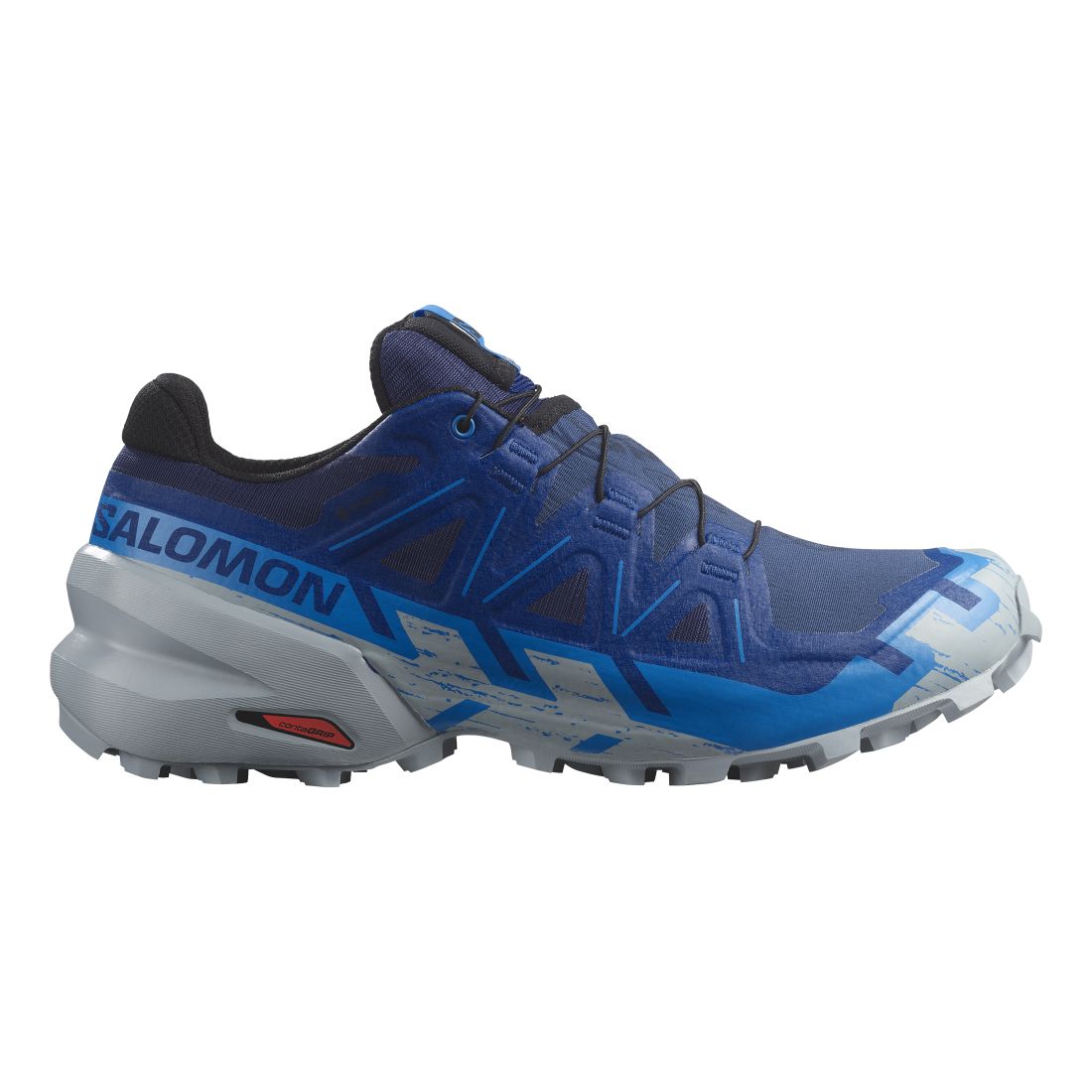 Salomon SPEEDCROSS 6 GTX Herren Laufschuhe blau Gr. 46 von Salomon