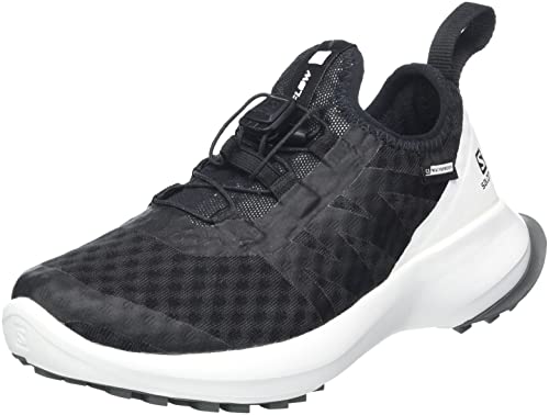 Salomon Sense Flow Climasalomon™ Waterproof (wasserdicht) Kinder Trailrunning-Schuhe, Schwarz (Black/White/Quiet Shade), 37 EU von Salomon