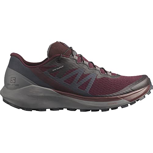 Salomon Damen Sense Ride Trailrunning-Schuhe, Wine Tasting Quiet Shade Ebony, 44 EU von Salomon