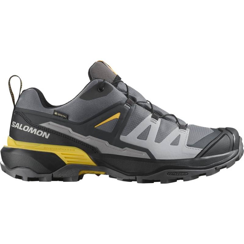 Salomon Shoe X Ultra 360 GTX Herren Hikingschuh castlerock black spicy mustard UK 9 von Salomon