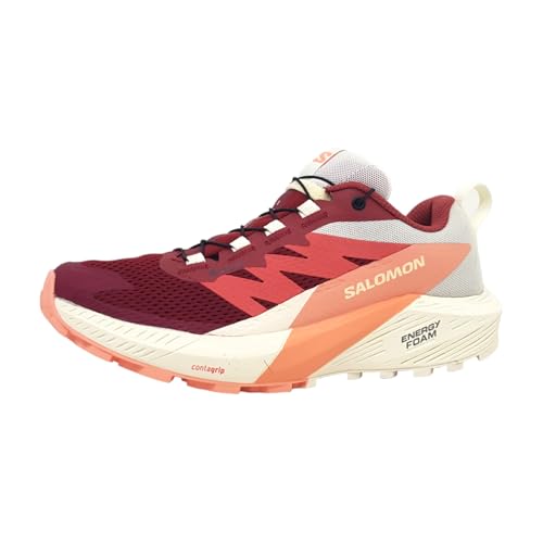 Salomon Sense Ride 5 GTX W Sportschuhe Damen Wanderschuh Rot Freizeit, Schuhgröße:EUR 39 | UK 6 von Salomon