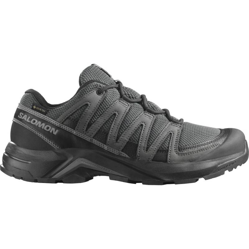 Salomon Shoes X-Adventure Recon GTX Herren Wanderschuh asphalt castlerock black UK 8,5 von Salomon