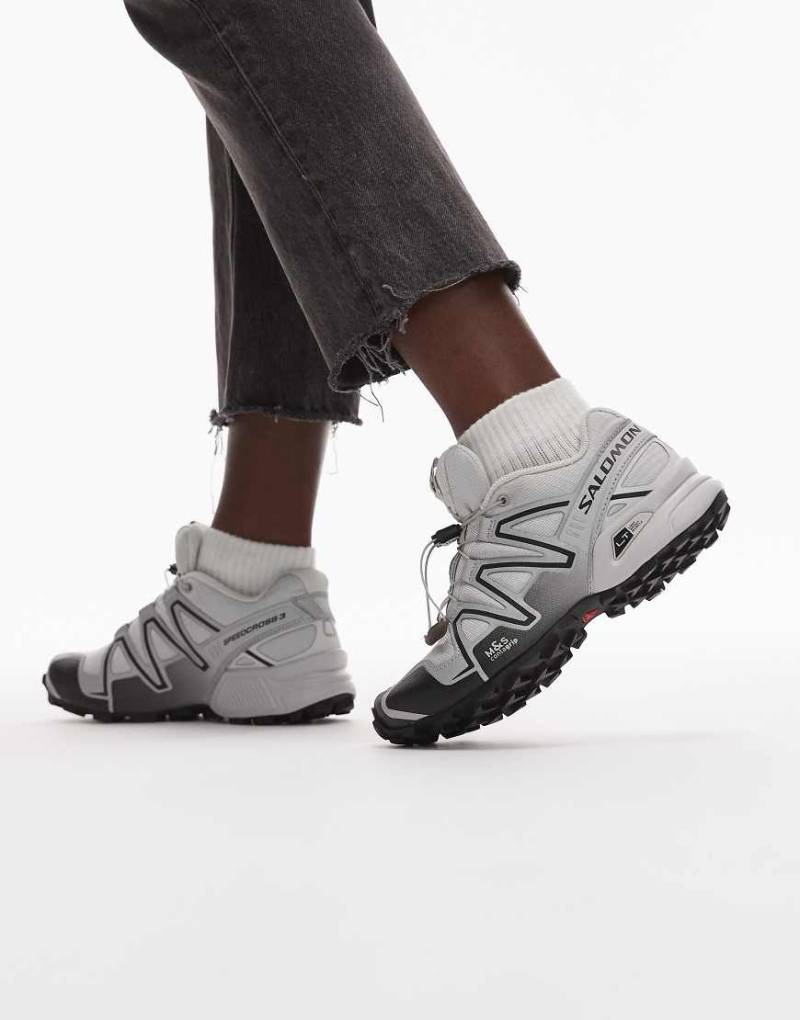 Salomon - Speedcross 3 - Sneaker in Mondsteingrau und Schwarz von Salomon