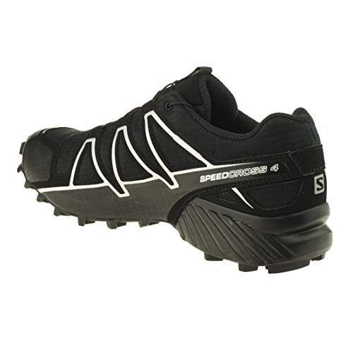 Salomon Speedcross 4 Gore-Tex Herren Trailrunning-Schuhe, Wasserdicht, Präziser Fusshalt, Black, 46 2/3 von Salomon