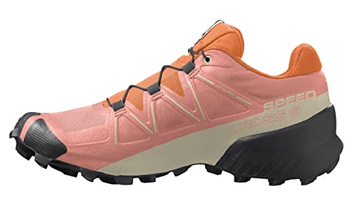 Salomon Speedcross 5 Damen Trail Running Schuhe, Grip, Stabilität, Passform, Blooming Dahlia, 38 2/3 von Salomon