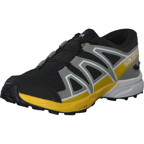 Salomon Speedcross Climasalomon Waterproof Kinder Outdoor-Schuhe, Präzise Passform, Grip, Praktischer Komfort, Black, 32 von Salomon