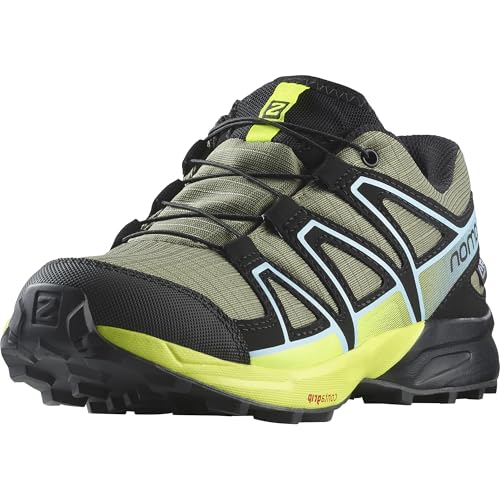 Salomon Speedcross Climasalomon wasserdichte Unisex Kinder-Multisportschuhe, Outdoor-bereit, Grip, Praktischer Komfort, Deep Lichen Green, 31 von Salomon