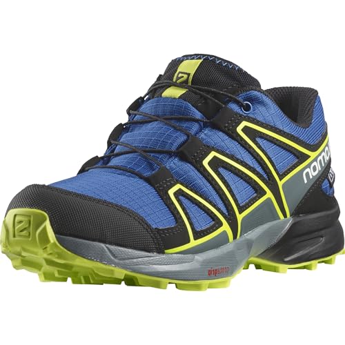 Salomon Speedcross Climasalomon Waterproof Kinder Outdoor-Schuhe, Präzise Passform, Grip, Praktischer Komfort, Nautical Blue, 32 von Salomon