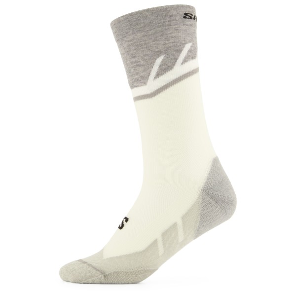 Salomon - Speedcross Crew - Laufsocken Gr 36-38 weiß/grau von Salomon