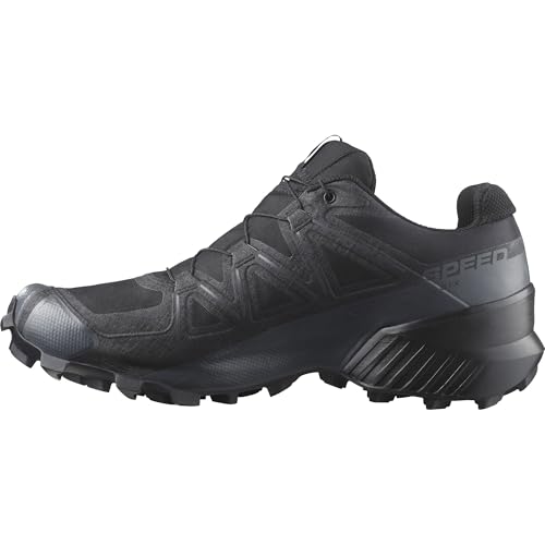 Salomon Speedcross Gore-Tex Wasserdichte Herren Trail-Laufschuhe,Wetterschutz,Aggressiver Grip,Black,42 ⅔ von Salomon