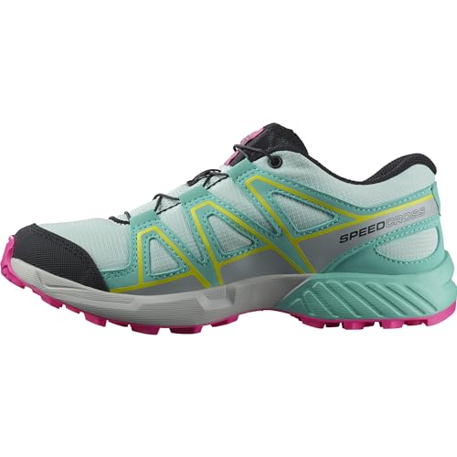 Salomon Speedcross J Unisex Kinderschuhe, Wandern Laufen,Präzise Passform, Grip, Praktischer Komfort, Bleached Aqua, 36 von Salomon