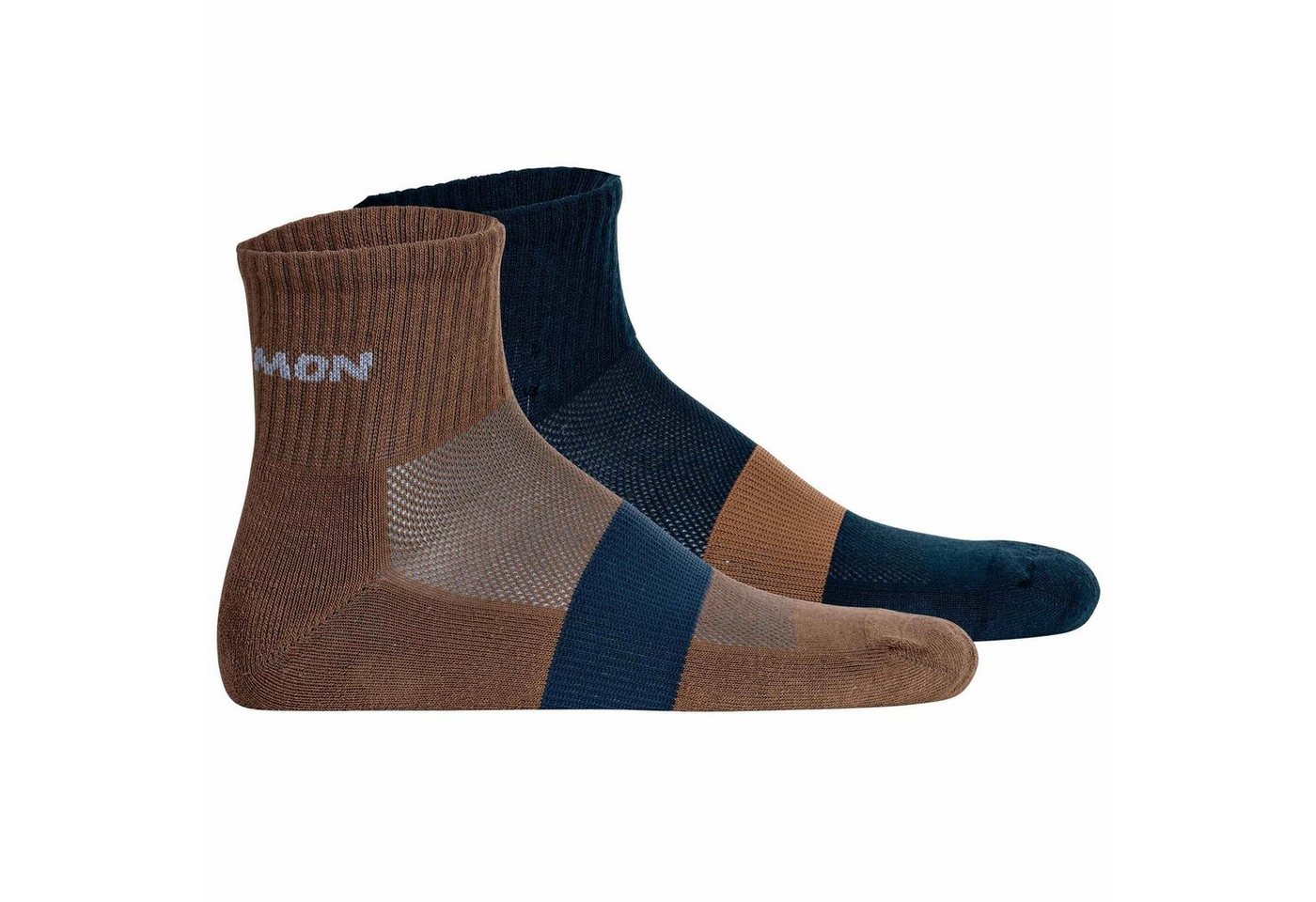 Salomon Sportsocken Unisex Quartersocken, 2er Pack - EVASION ANKLE von Salomon