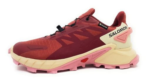 Salomon Supercross 4 GTX W Sportschuhe Damen Outdoorschuhe Wanderschuh Rot, Schuhgröße:EUR 40 | UK 6.5 von Salomon