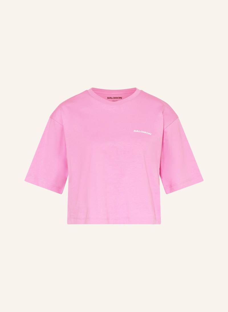 Salomon T-Shirt Short pink von Salomon