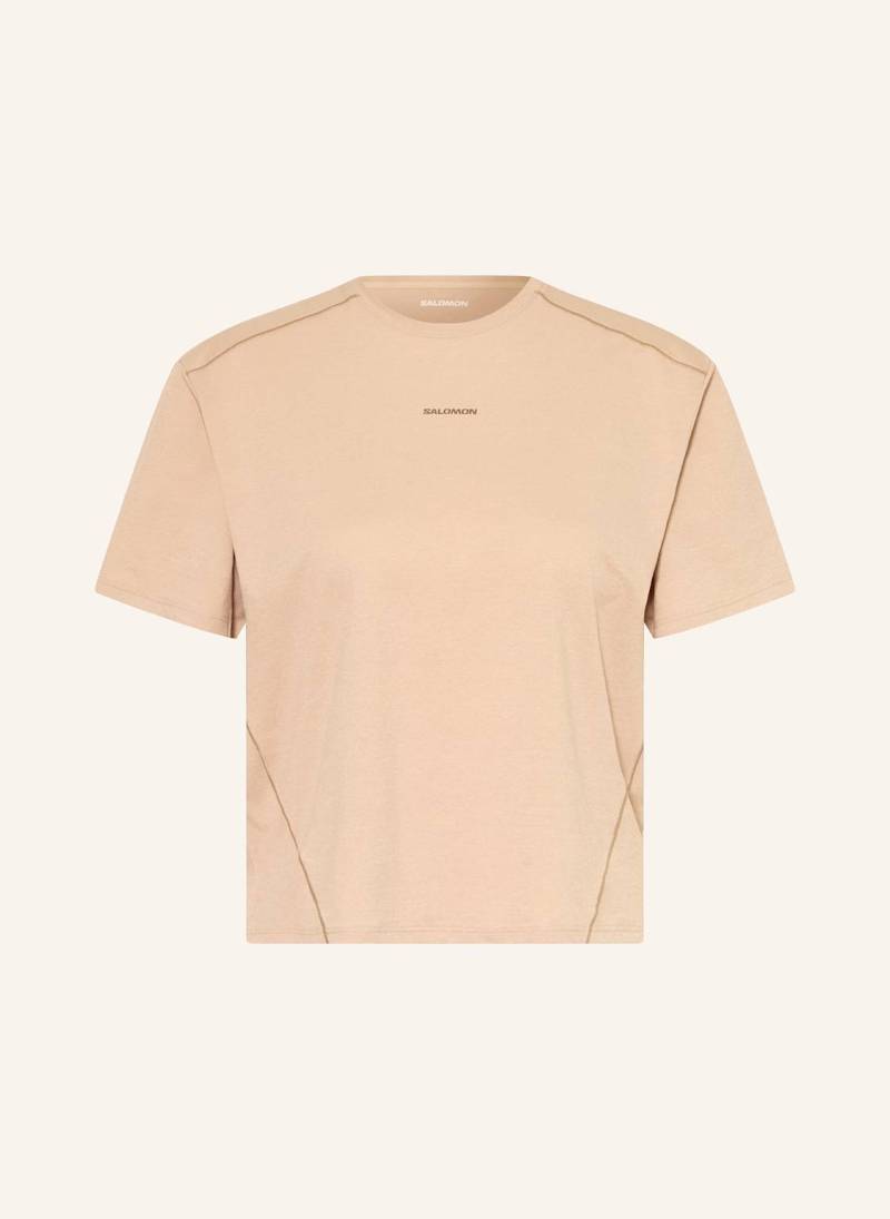 Salomon T-Shirt Trackline weiss von Salomon