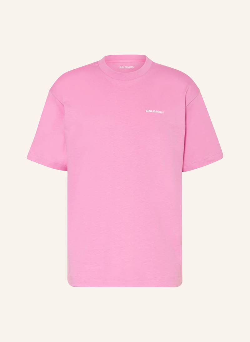 Salomon T-Shirt pink von Salomon