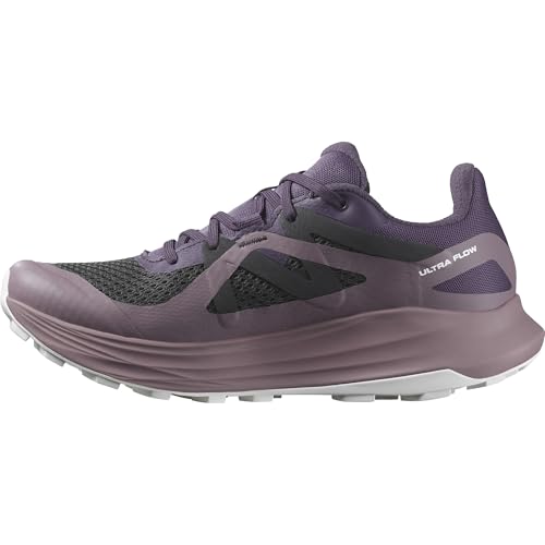 Salomon Ultra Flow Gore-Tex wasserdichte Damen Trail-Laufschuhe, Wetterfest, Dämpfung von der Straße bis auf die Trails, Nightshade, 38 ⅔ von Salomon