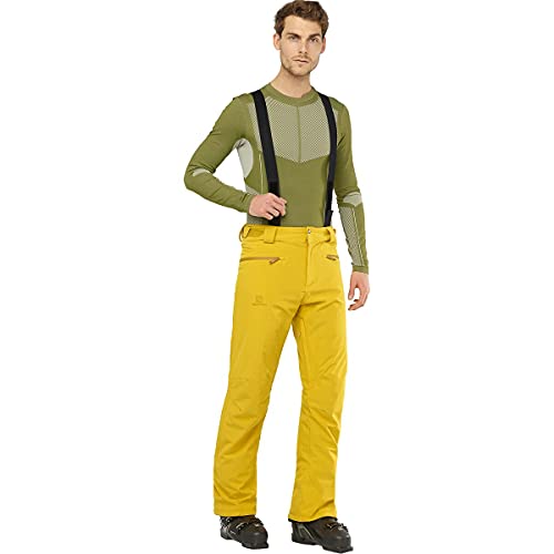 Salomon Unisex-Erwachsene Stance Pant M Unterhose, Lemon Curry, Medium von Salomon