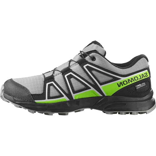 Salomon Unisex Kinder Speedcross Waterproof Hiking Shoe, Alloy Black Green Gecko, 34 EU Salomon Unisex Kinder Speedcross Waterproof Hiking Shoe, Alloy Black Green Gecko, 34 EU von Salomon