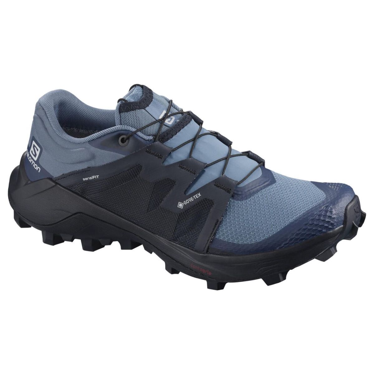 Salomon WILDCROSS GTX W Damen Laufschuhe blau Gr. 36 2/3 von Salomon