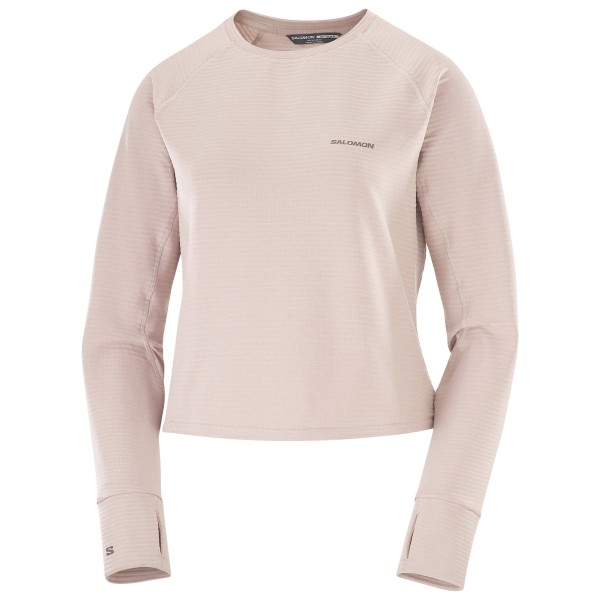 Salomon - Women's Essential Lightwarm CN - Fleecepullover Gr S rosa von Salomon