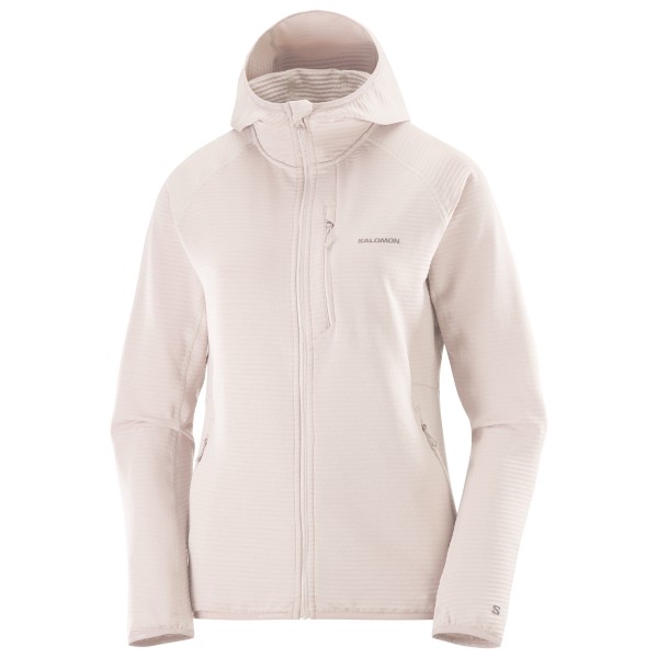 Salomon - Women's Essential Lightwarm HD - Fleecejacke Gr L weiß von Salomon